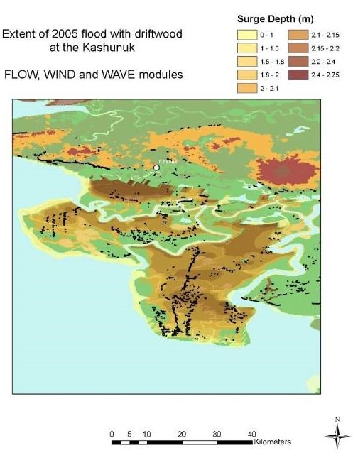 Modeling of Storm-Induced Inundation, Sediment Transport, and Water Quality Impacts on the Yukon Kuskokwim Delta